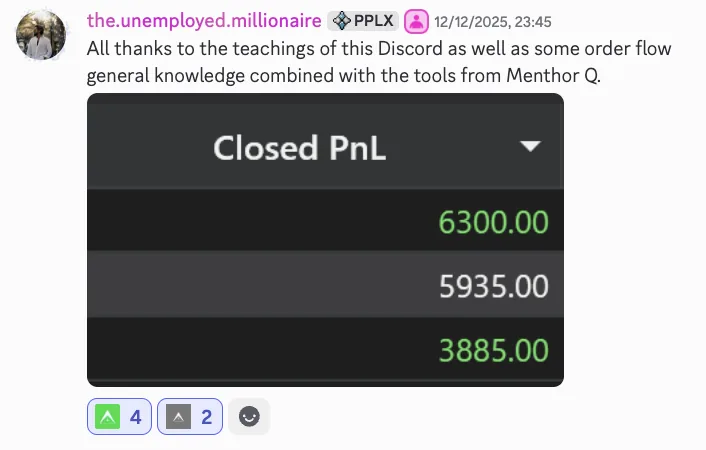 Discord testimonial screenshot